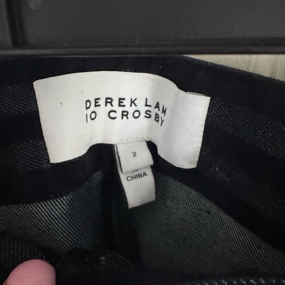 Derek Lam 10 Crosby  Striped Crop Flare Trousers Womens Size 2 - Picture 6 of 16